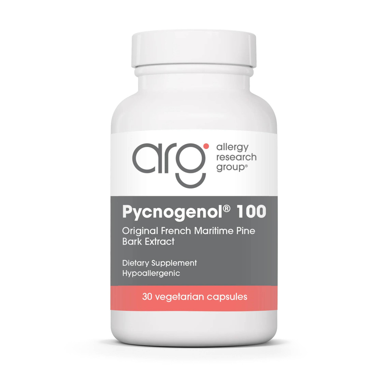 Allergy Research Group Pycnogenol 100 30 vegetarian capsule bottle