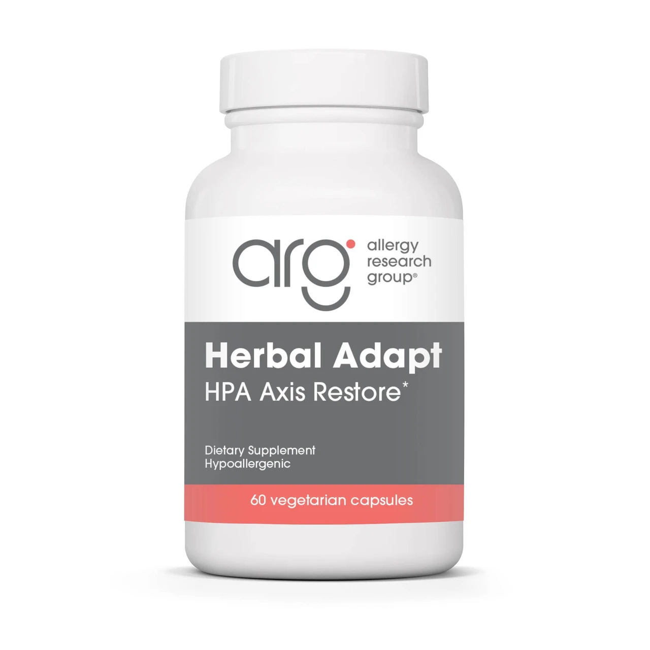 Allergy Research Group Herbal Adapt HPA Axis Restore 60 vegetarian capsule bottle