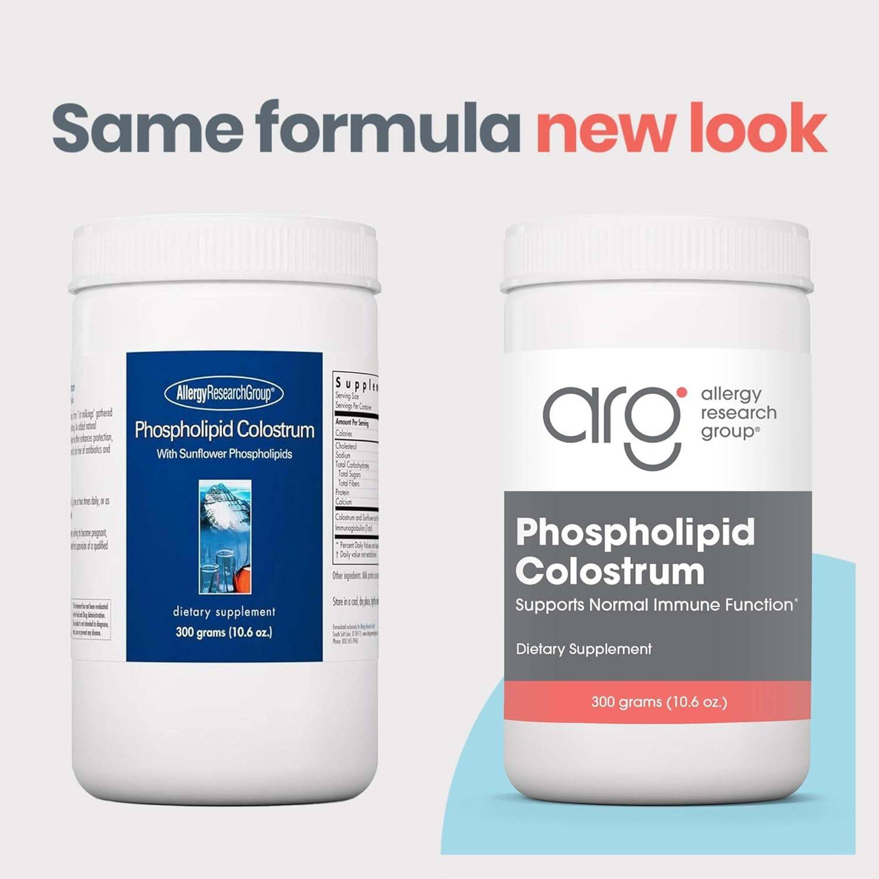 Allergy Research Group Phospholipid Colostrum - 300 Grams
