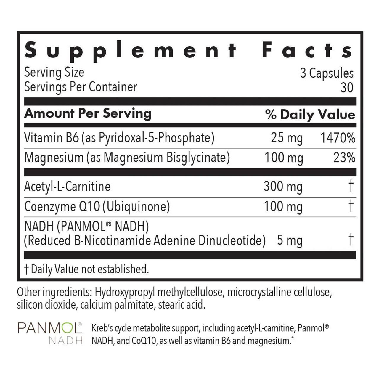 Allergy Research Group Mitochondrial Cofactors Cellular Energy Formula* - 90 capsules