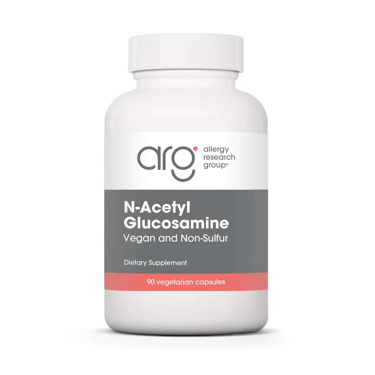 Allergy Research Group N-Acetyl Glucosamine Vegan and Non-Sulfur 90 vegetarian capsules bottle