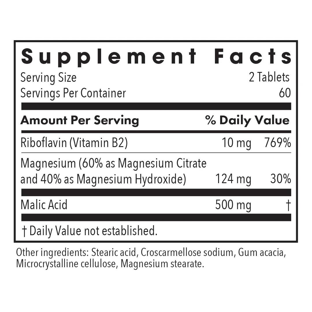 Allergy Research Group Magnesium Malate Forte - 120 tablets