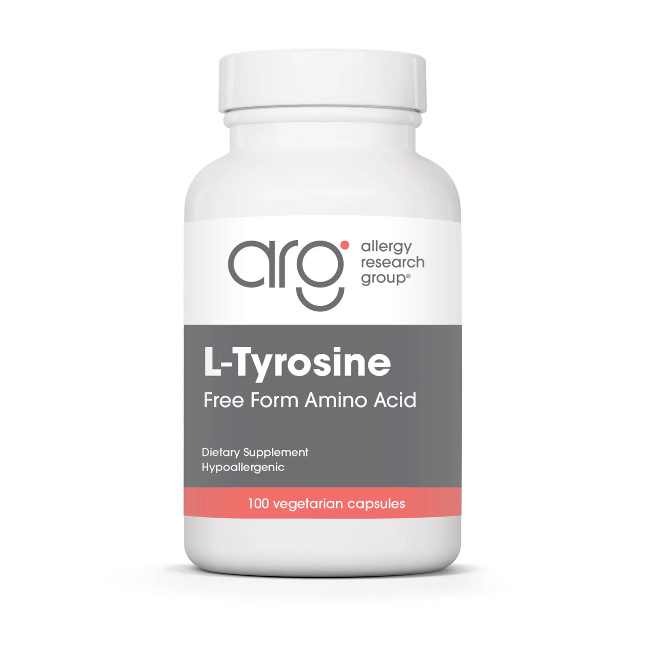 Allergy Research Group L-Tyrosine 500mg - 100 capsules ARGP06309 25.99