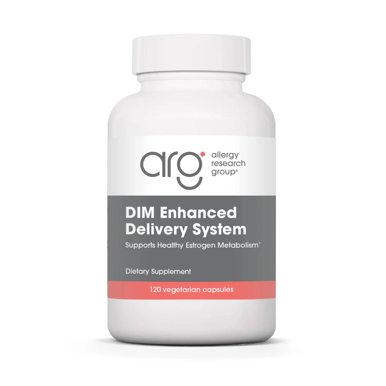 Allergy Research Group DIM Enhanced Delivery System 120 vegetarian capsule bottle