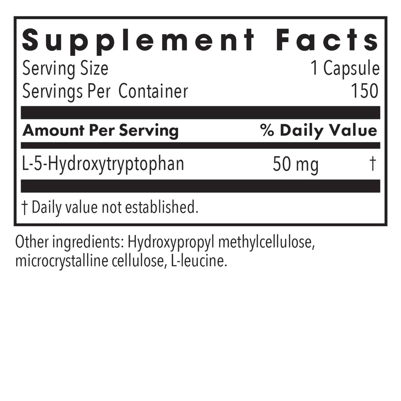 Allergy Research Group 5-HTP 50mg - 150 capsules