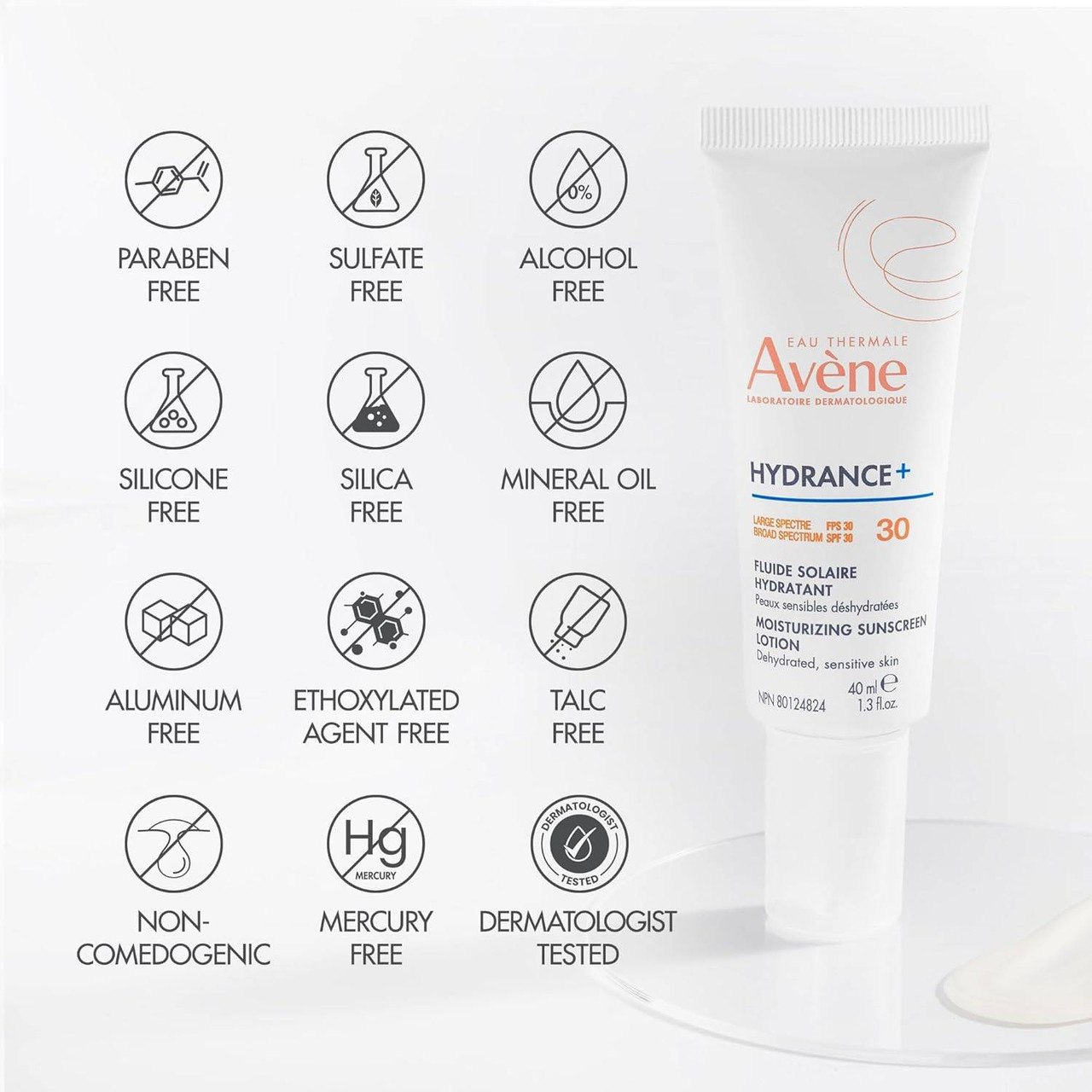 Avene Hydrance+ Moisturizing Sunscreen Lotion SPF 30