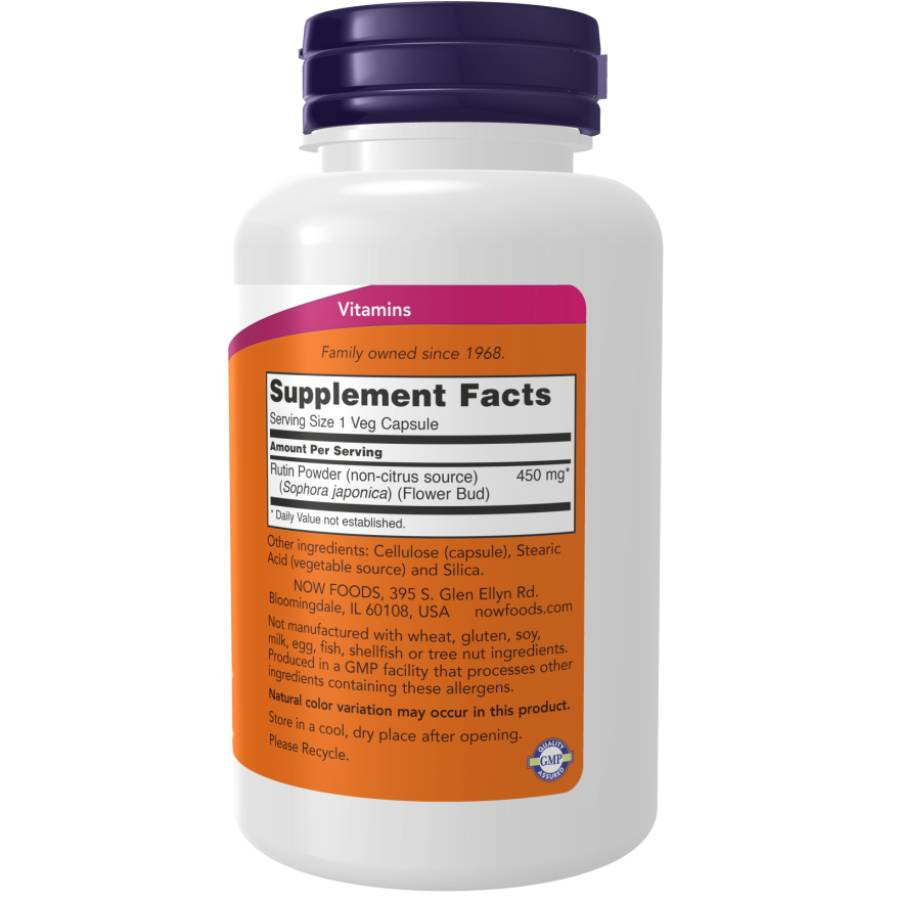 NOW Foods Rutin 450mg - 100 Capsules