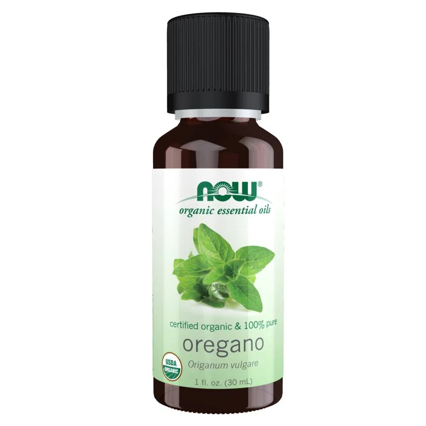 NOW Foods certified organic Oregano essential oil 1 fl oz bottle