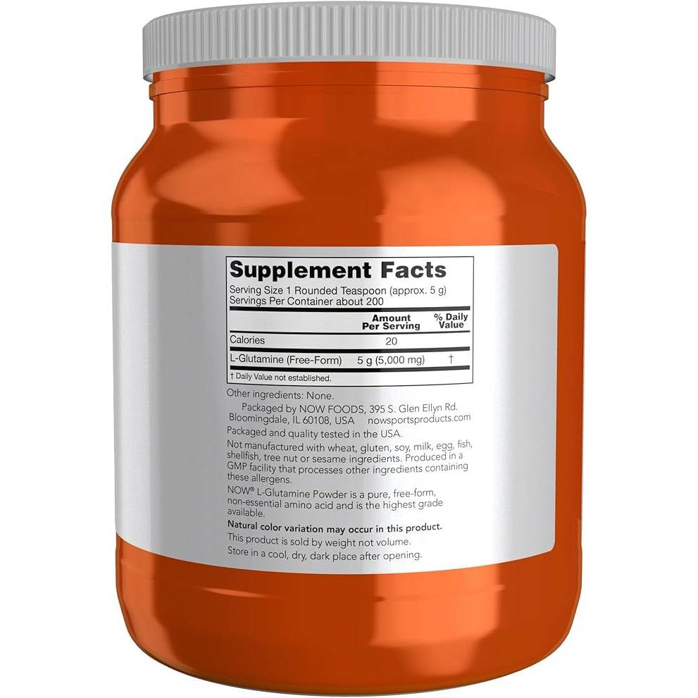 NOW Foods L-Glutamine Powder - 1000 Grams
