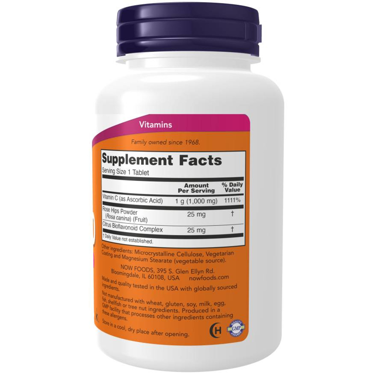 NOW Foods Vitamin C-1000 - 250 Tablets