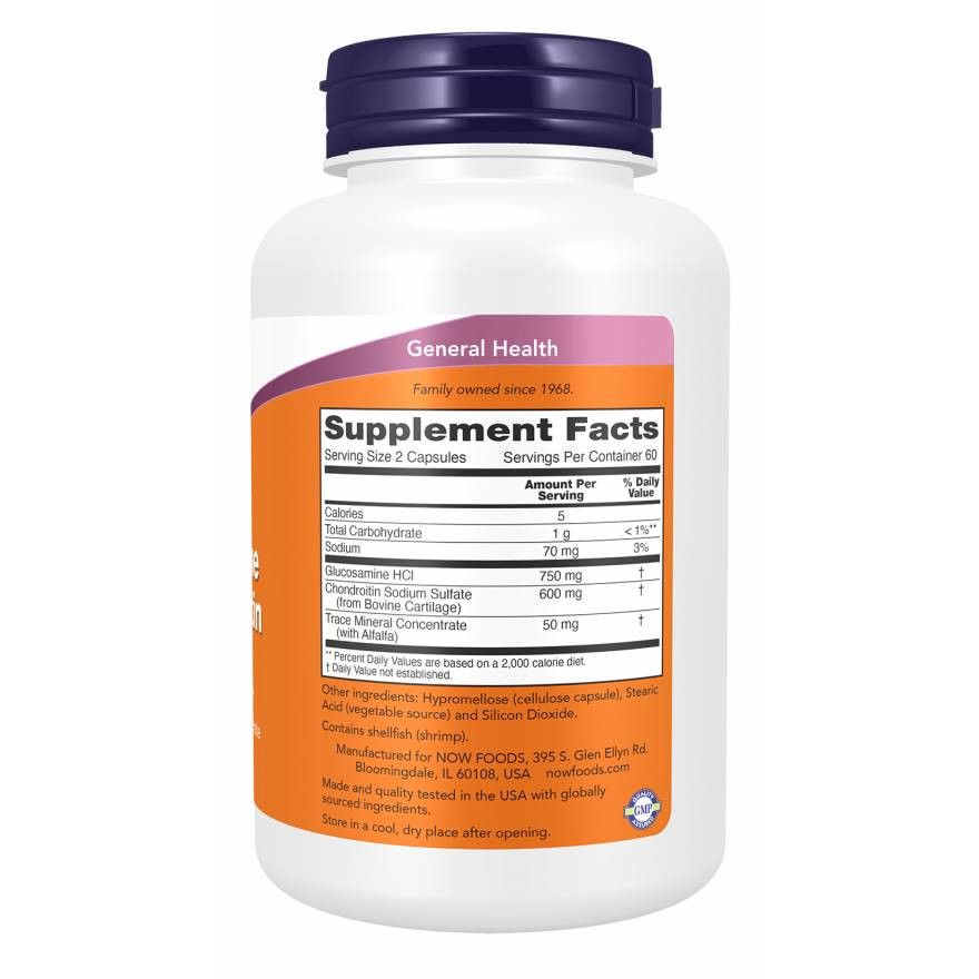 NOW Foods Glucosamine & Chondroitin - 120 Capsules