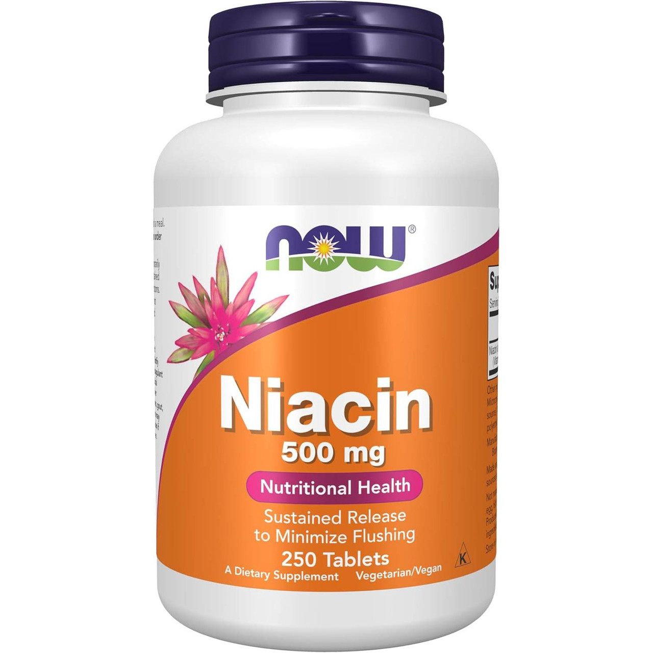 NOW Foods Niacin 500mg - 250 Tablets NWFD04826 23.99