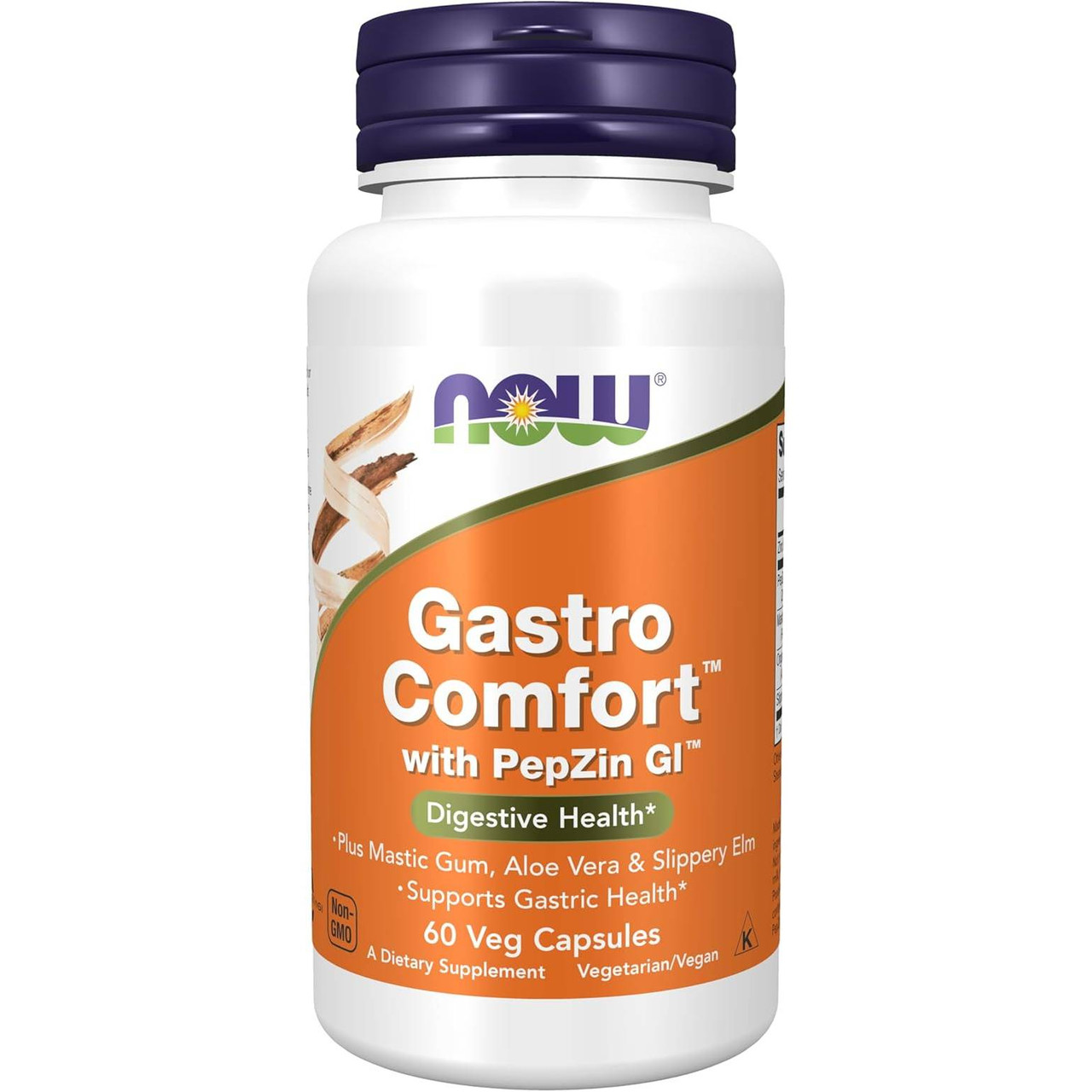 NOW Foods Gastro Comfort with PepZin GI - 60 Capsules NWFD35202 29.99