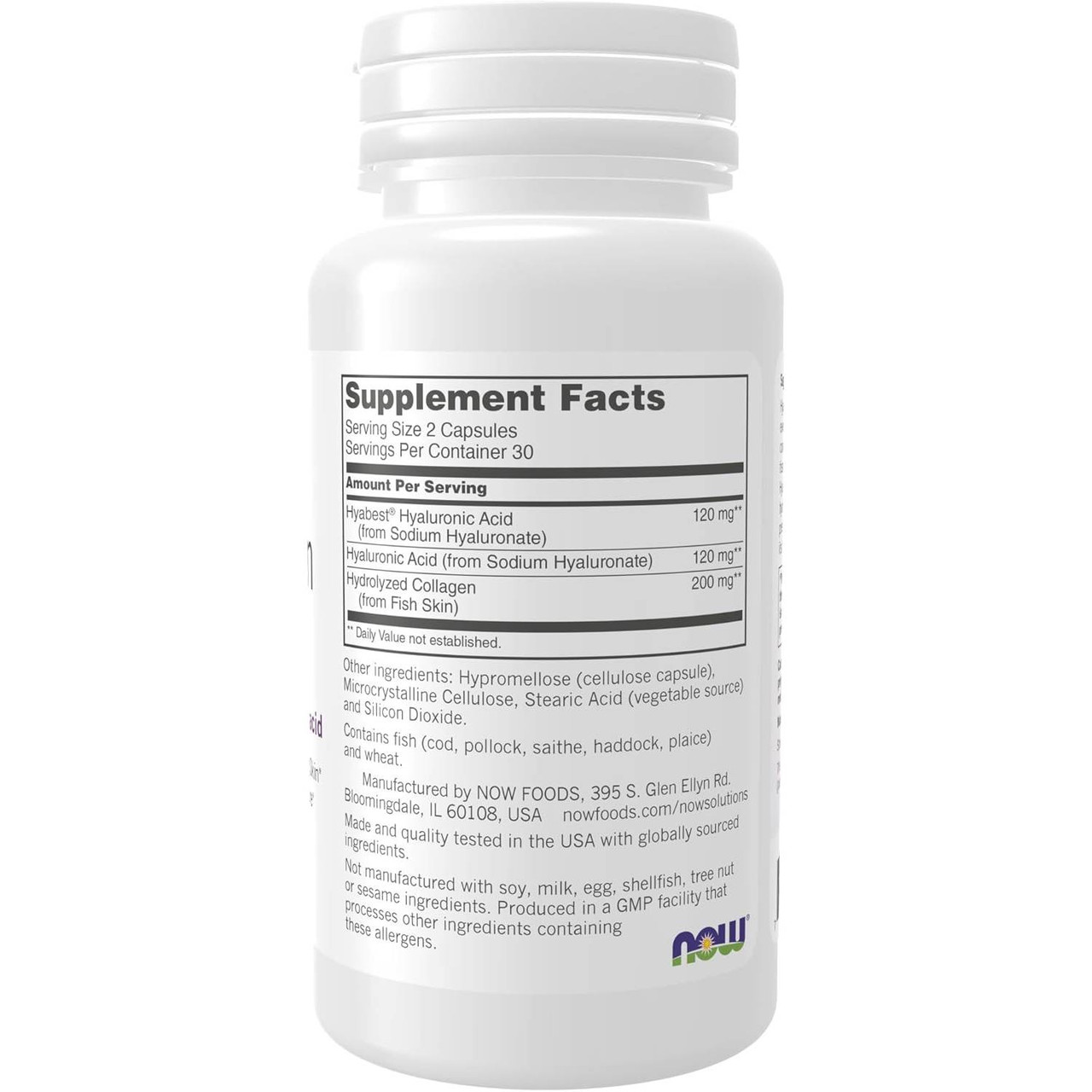 NOW Foods Hydration Rescue - 60 Capsules