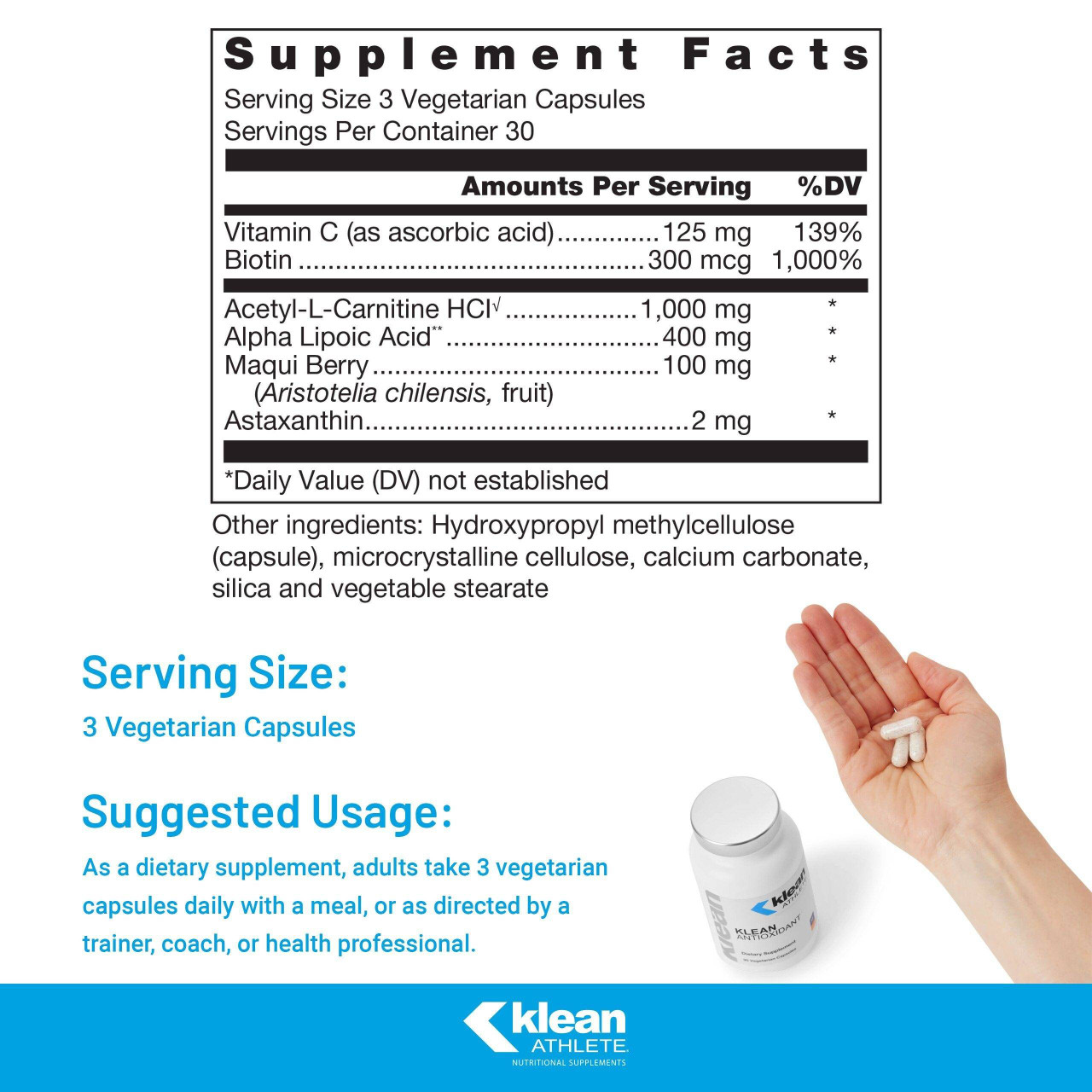 Klean Athlete Klean Antioxidant - 90 Capsules