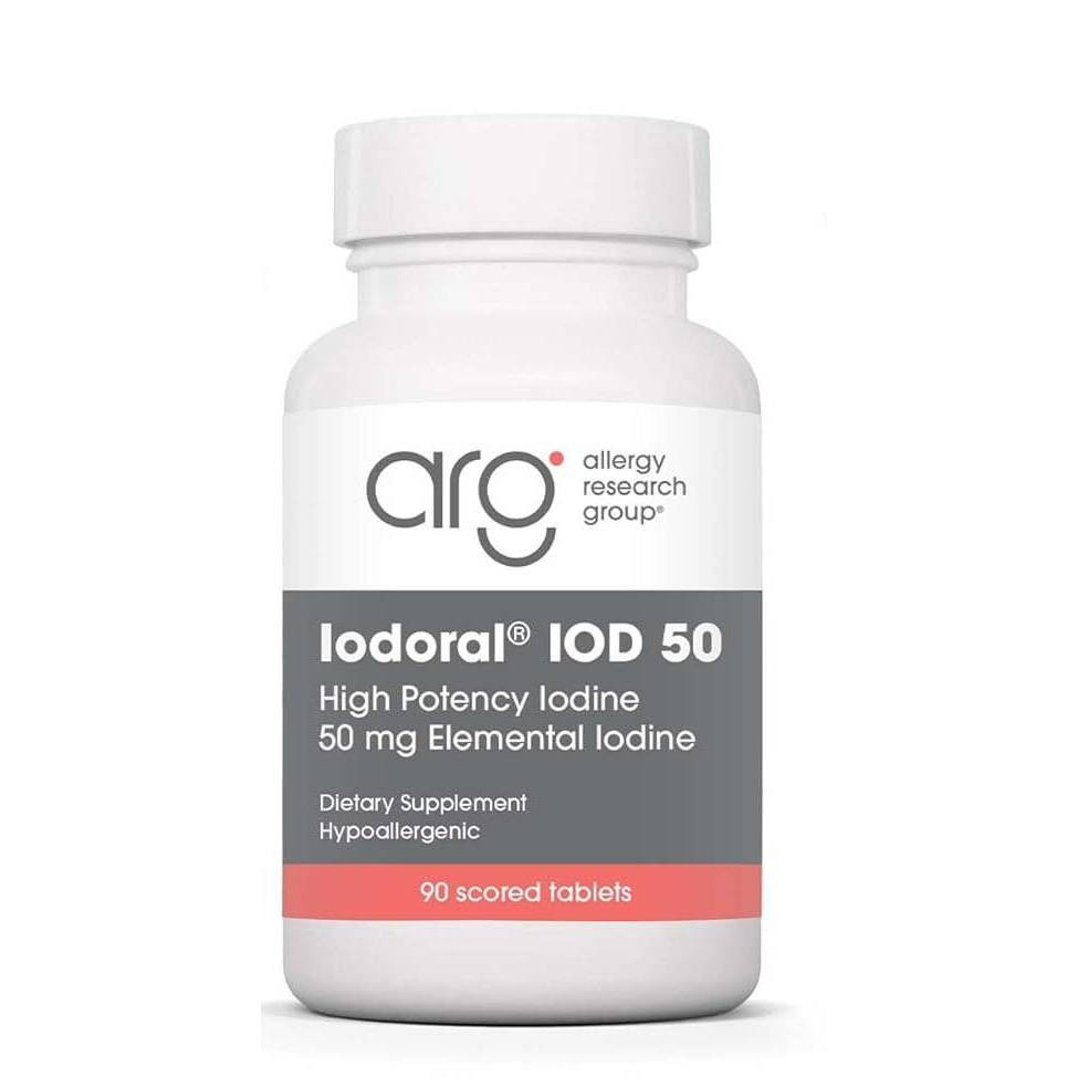 Allergy Research Group Iodoral IOD 50 90 tablets bottle