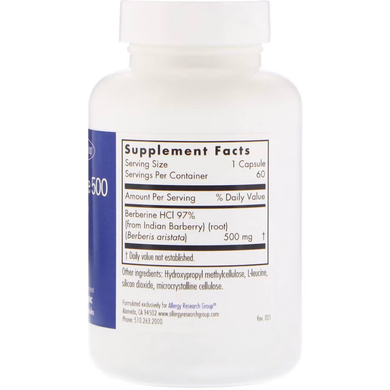 Allergy Research Group Berberine 500