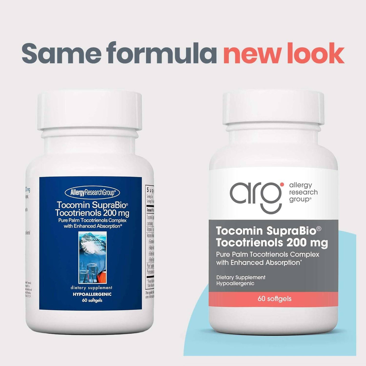 Allergy Research Group Tocomin SupraBio Tocotrienols 200mg