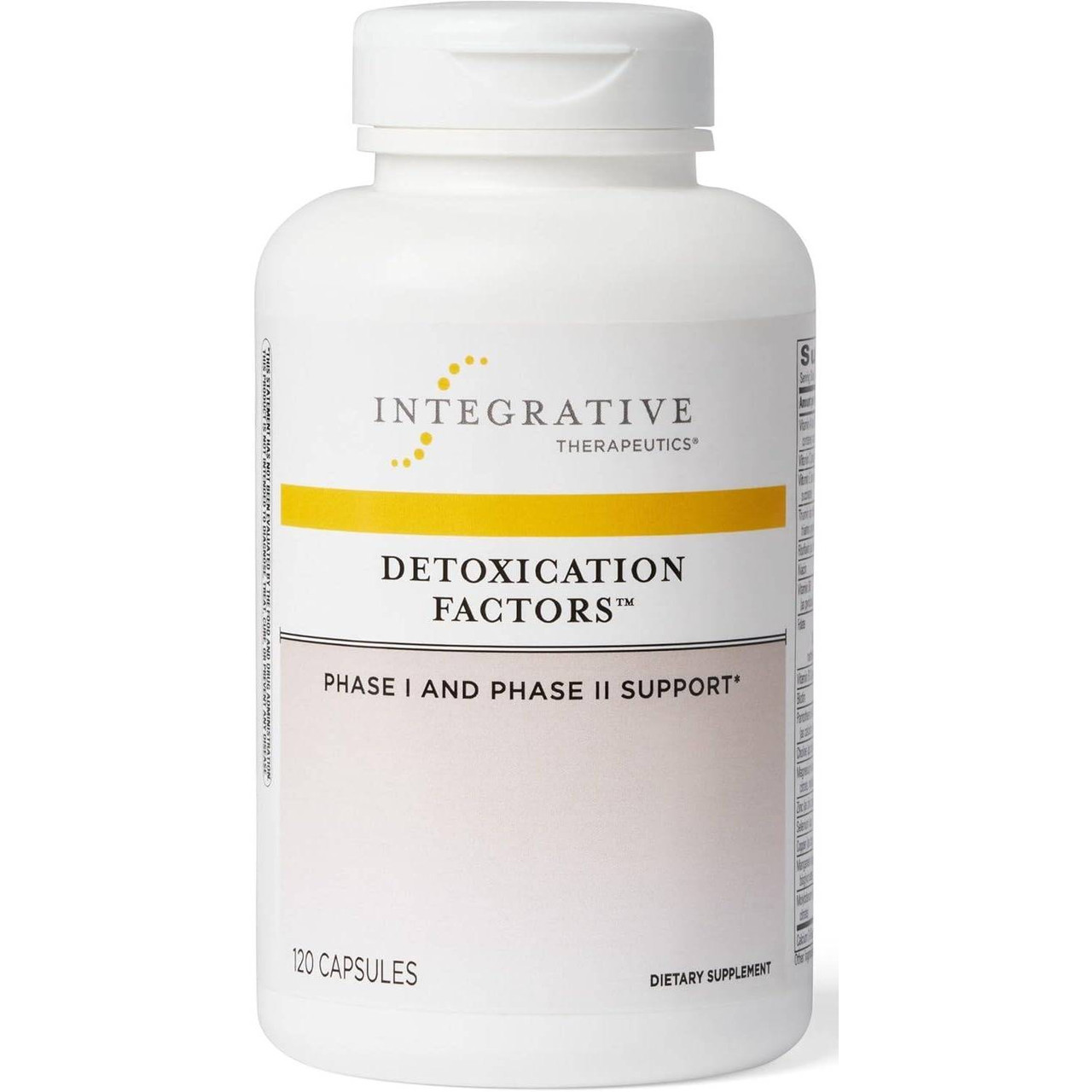 Integrative Therapeutics Detoxication Factors 120 capsule bottle