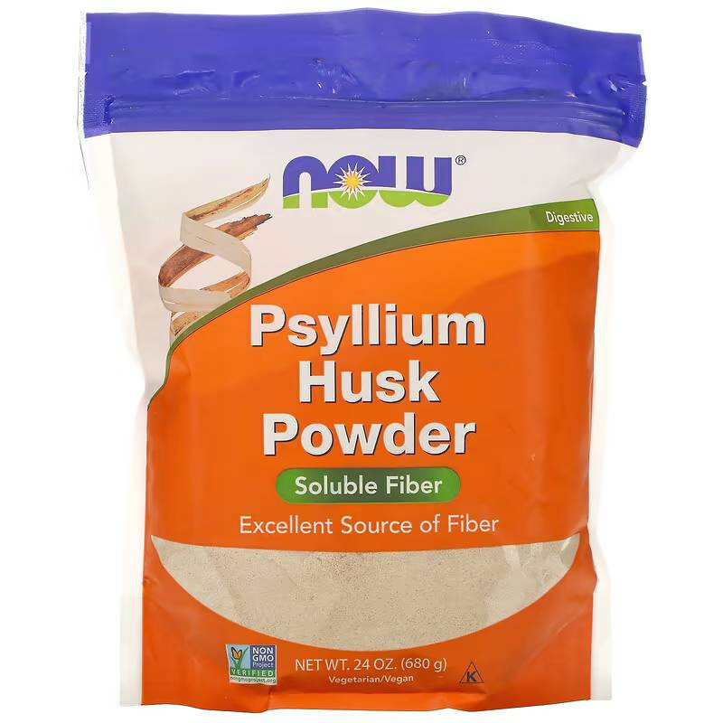 NOW Foods Psyllium Husk Powder 24 oz (680 g) bag
