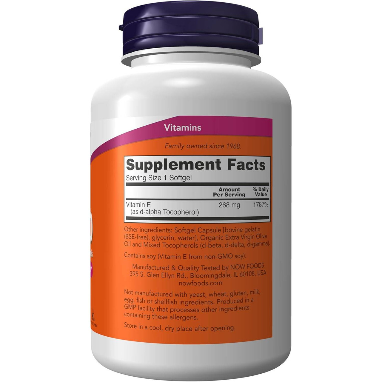 NOW Foods E-400 (Mixed Tocopherols)