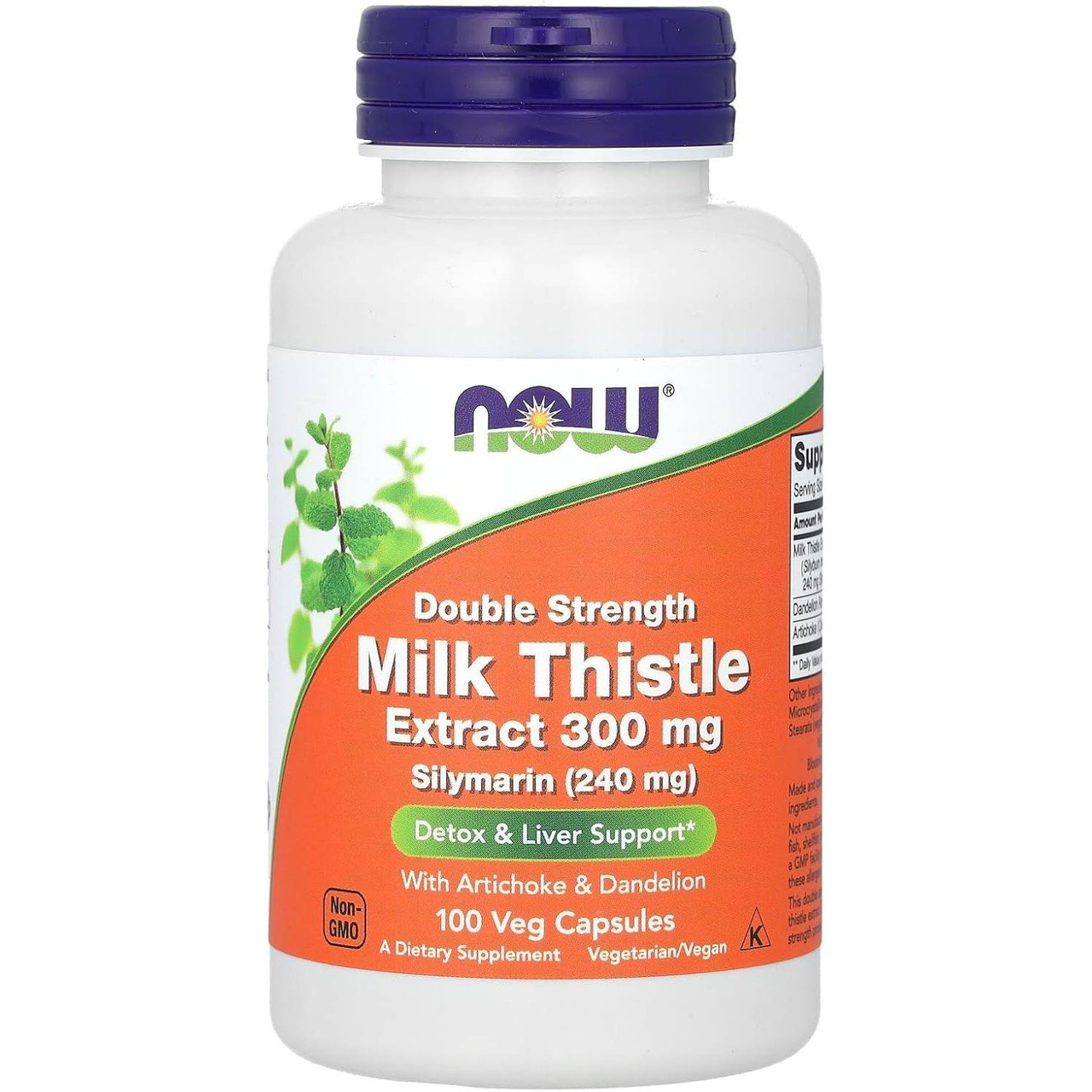 NOW Foods Silymarian Milk Thistle 300mg
