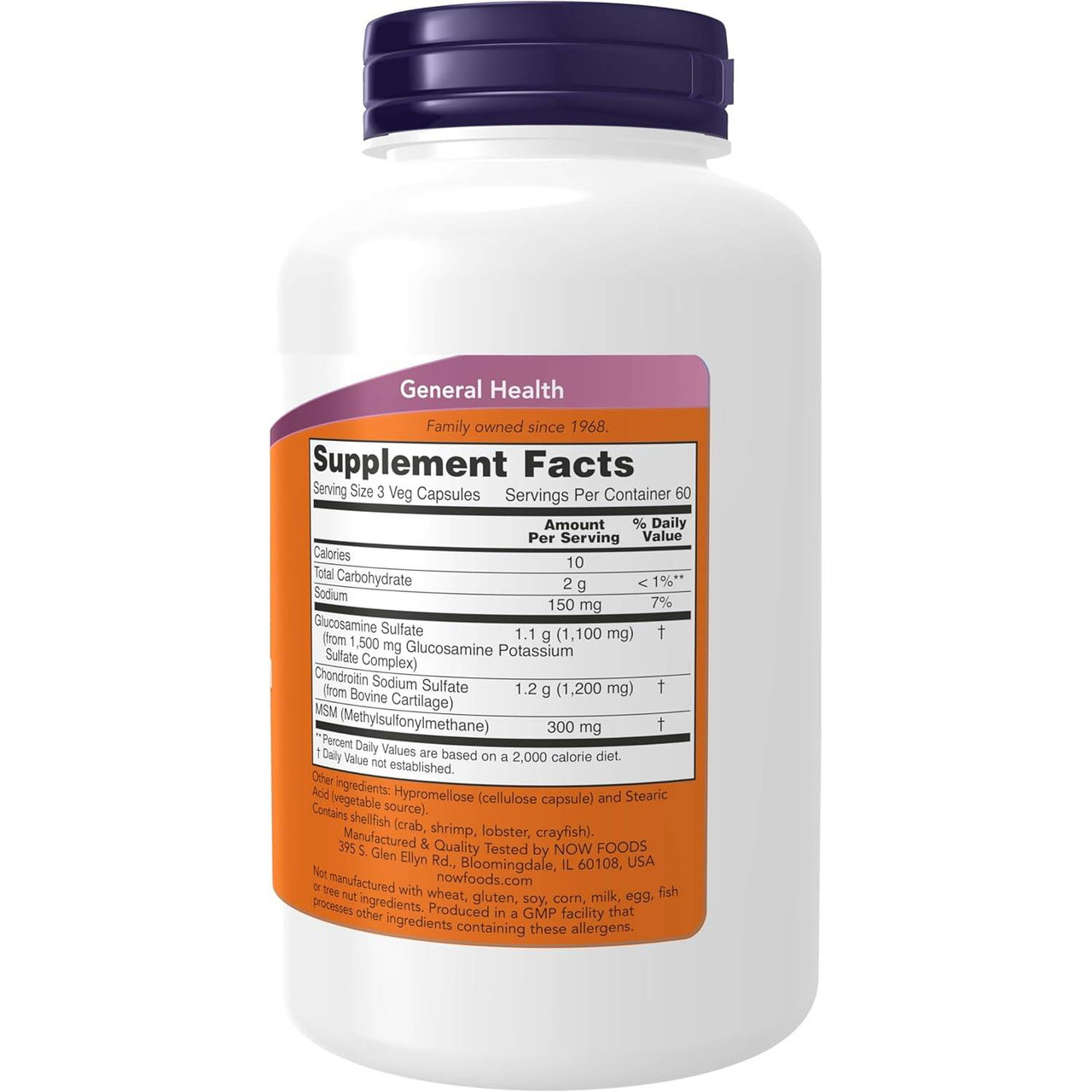 NOW Foods Glucosamine and Condroitin w/MSM