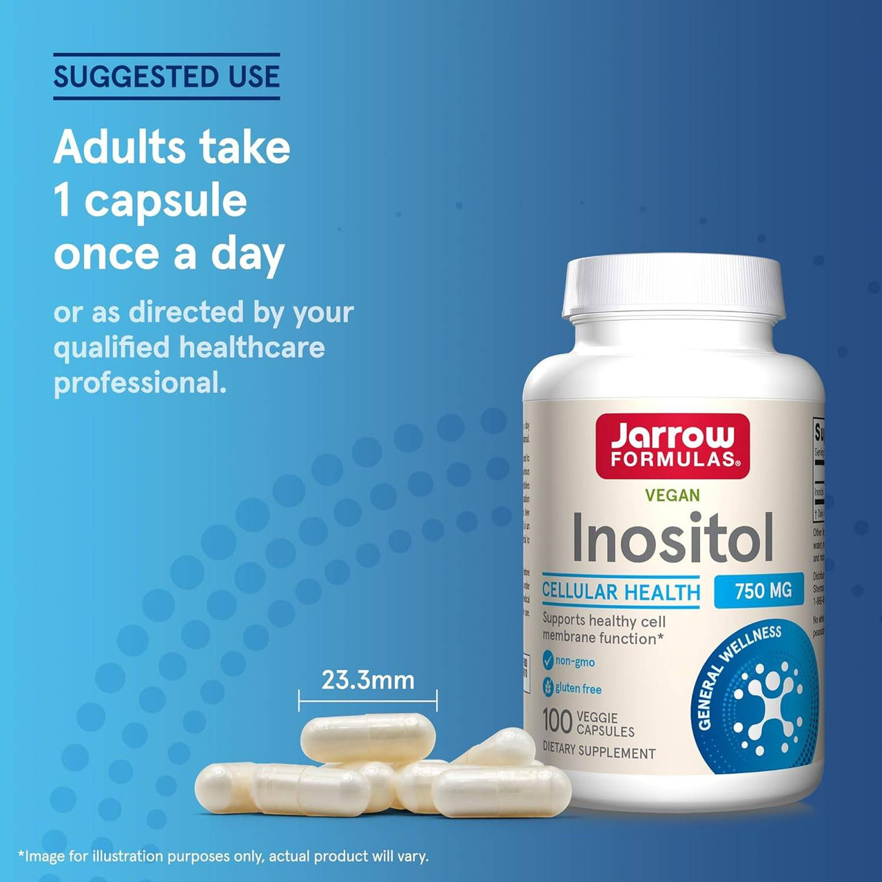 Jarrow Formulas Inositol 750mg - 100 Capsules