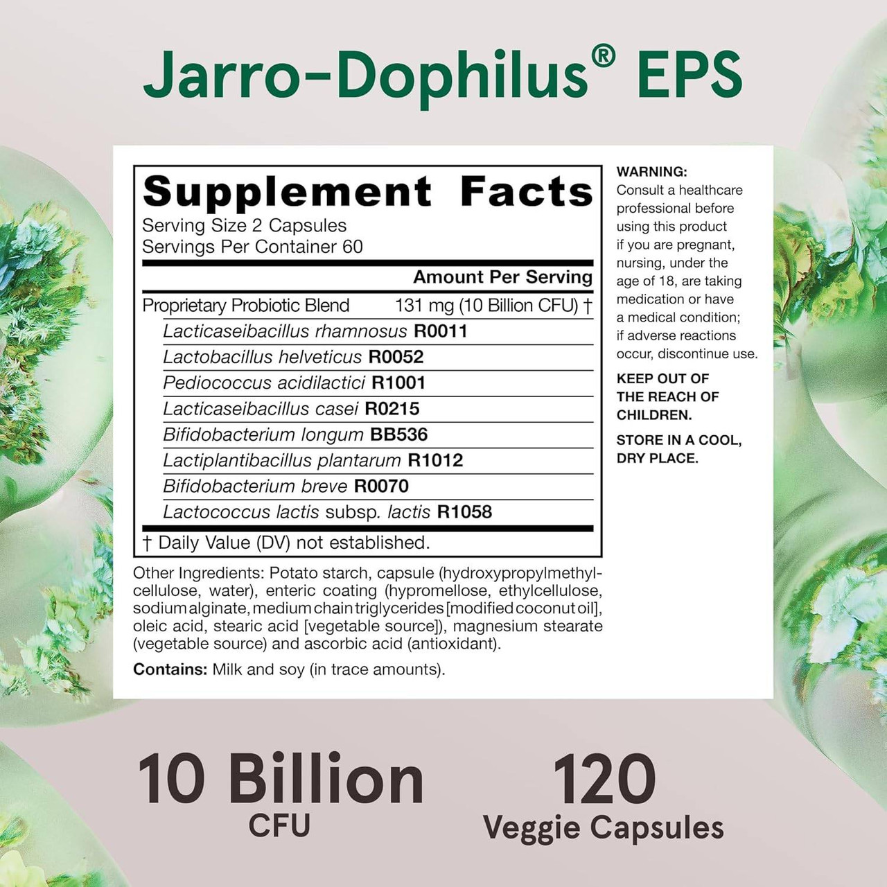 Jarrow Formulas Jarro-Dophilus EPS 10 Billion CFU