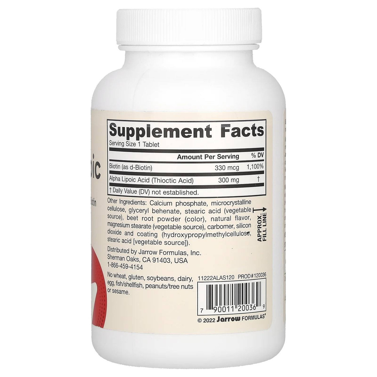Jarrow Formulas Alpha Lipoic Sustain 300mg