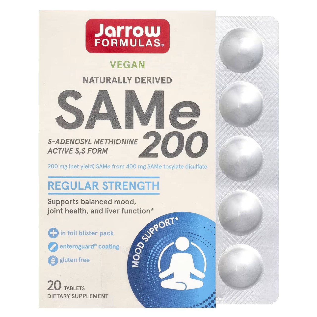 Jarrow Formulas Sam-e 200 200mg JWFL-SAM200 23.99