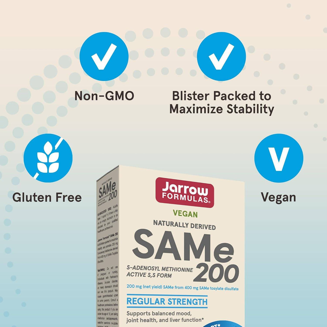 Jarrow Formulas Sam-e 200 200mg