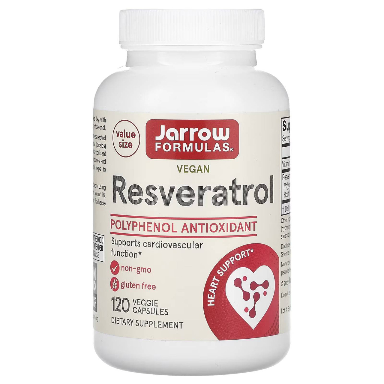 Jarrow Formulas Resveratrol 100mg