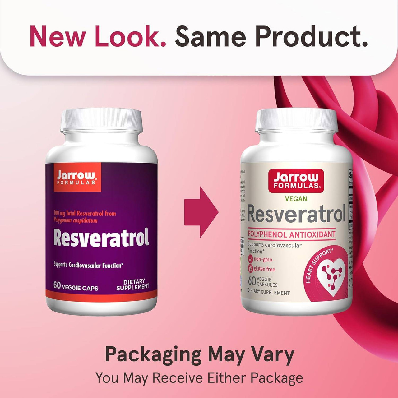 Jarrow Formulas Resveratrol 100mg