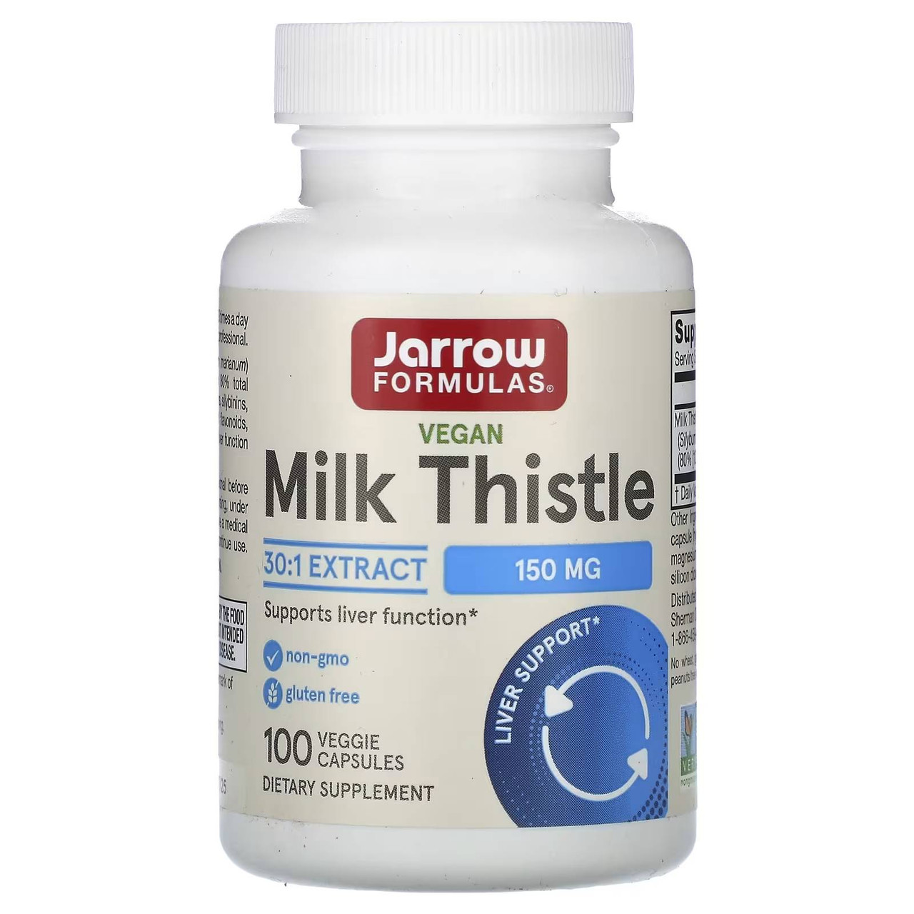 Jarrow Formulas Milk Thistle 150mg JWFL-MT150 21.99