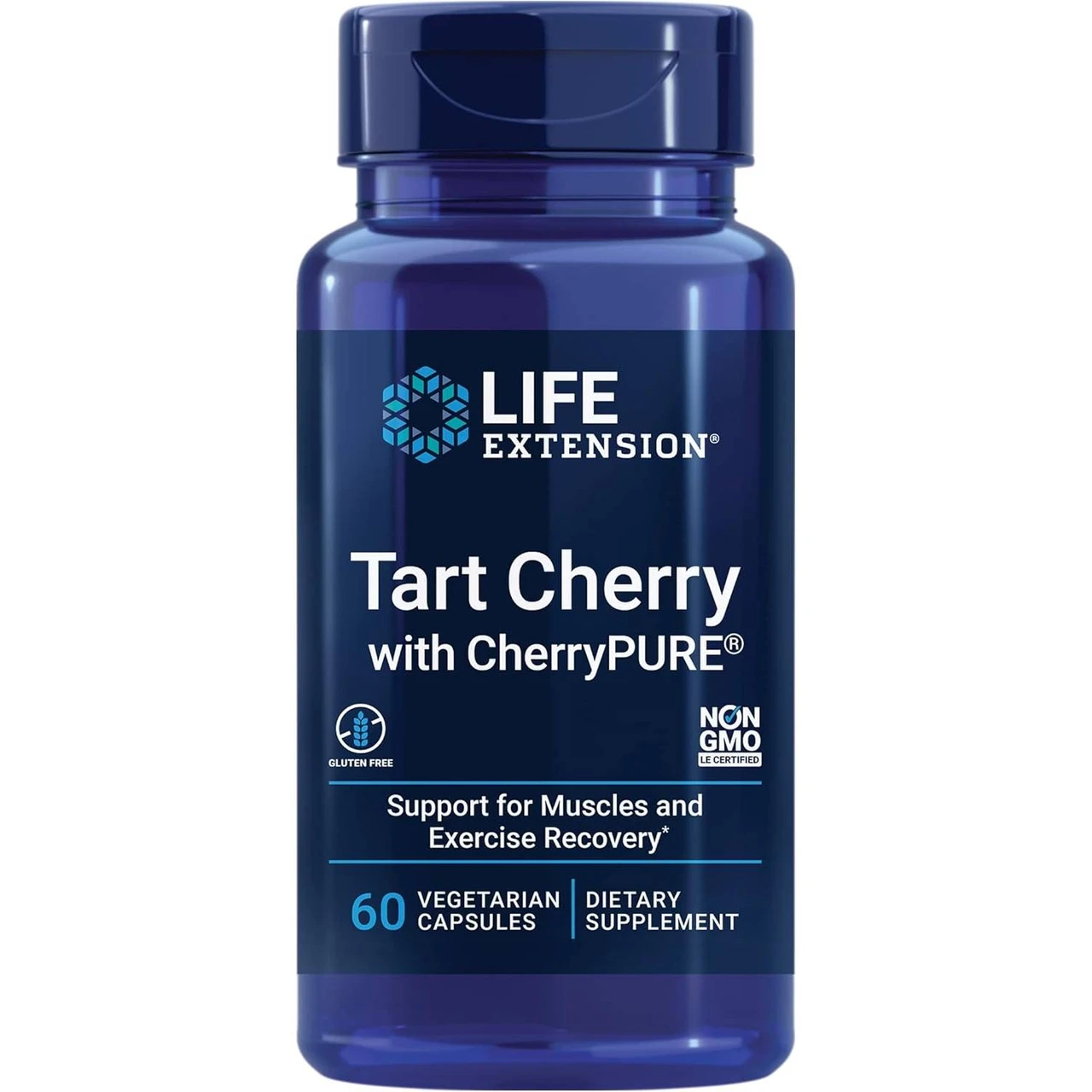 Life Extension Tart Cherry with CherryPURE 60 vegetarian capsule bottle