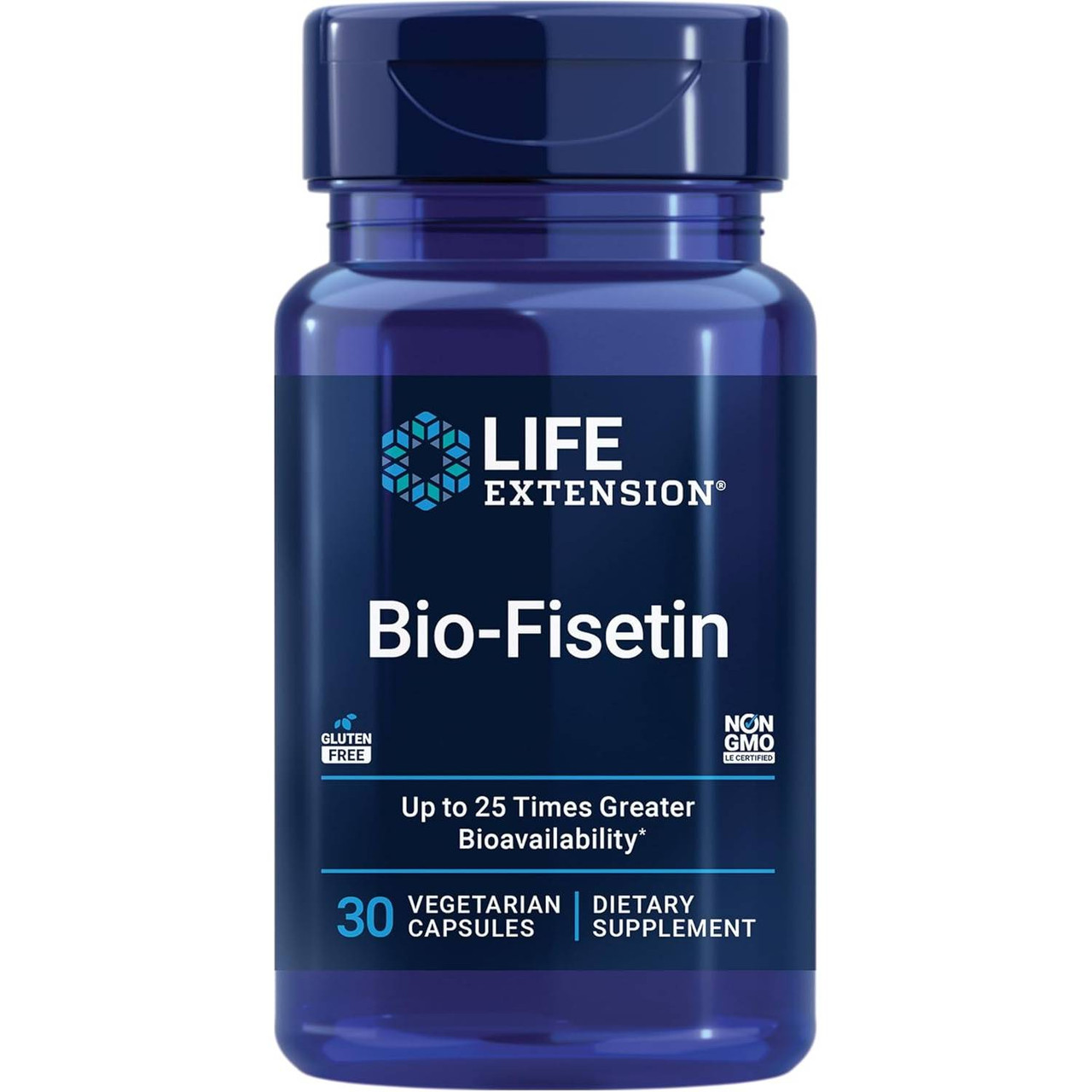 Life Extension Bio-Fisetin 30 vegetarian capsules bottle
