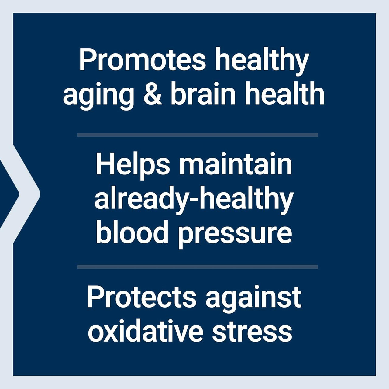 Optimized Resveratrol Elite benefits list on navy
