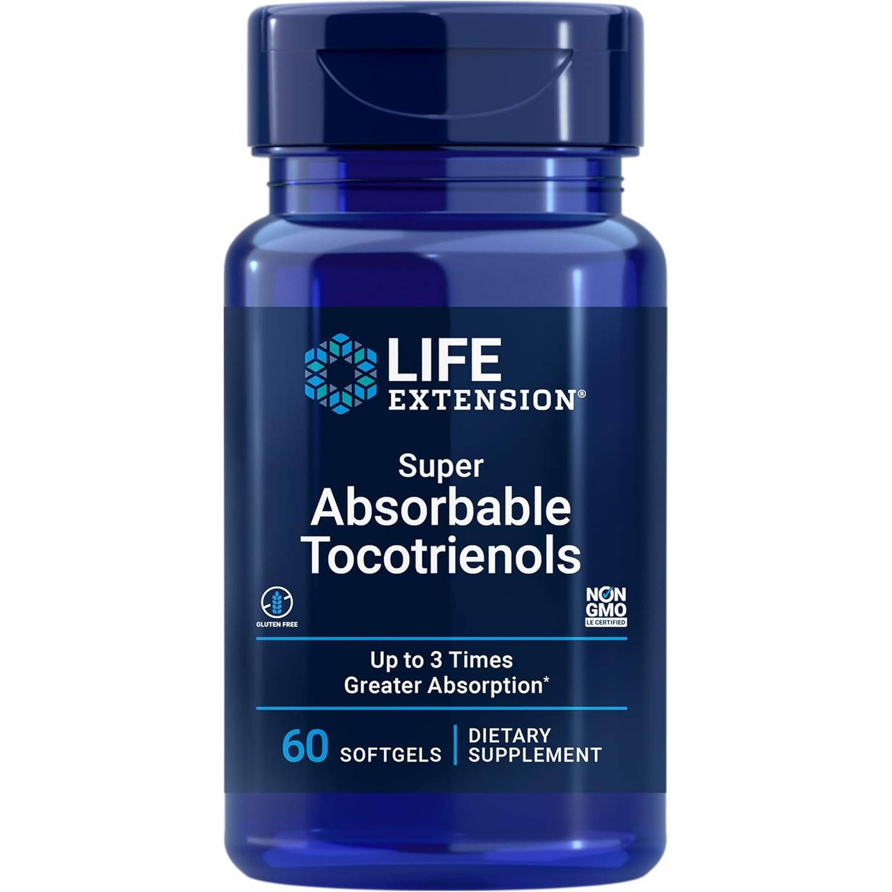 Life Extension Super Absorbable Tocotrienols 60 softgels bottle