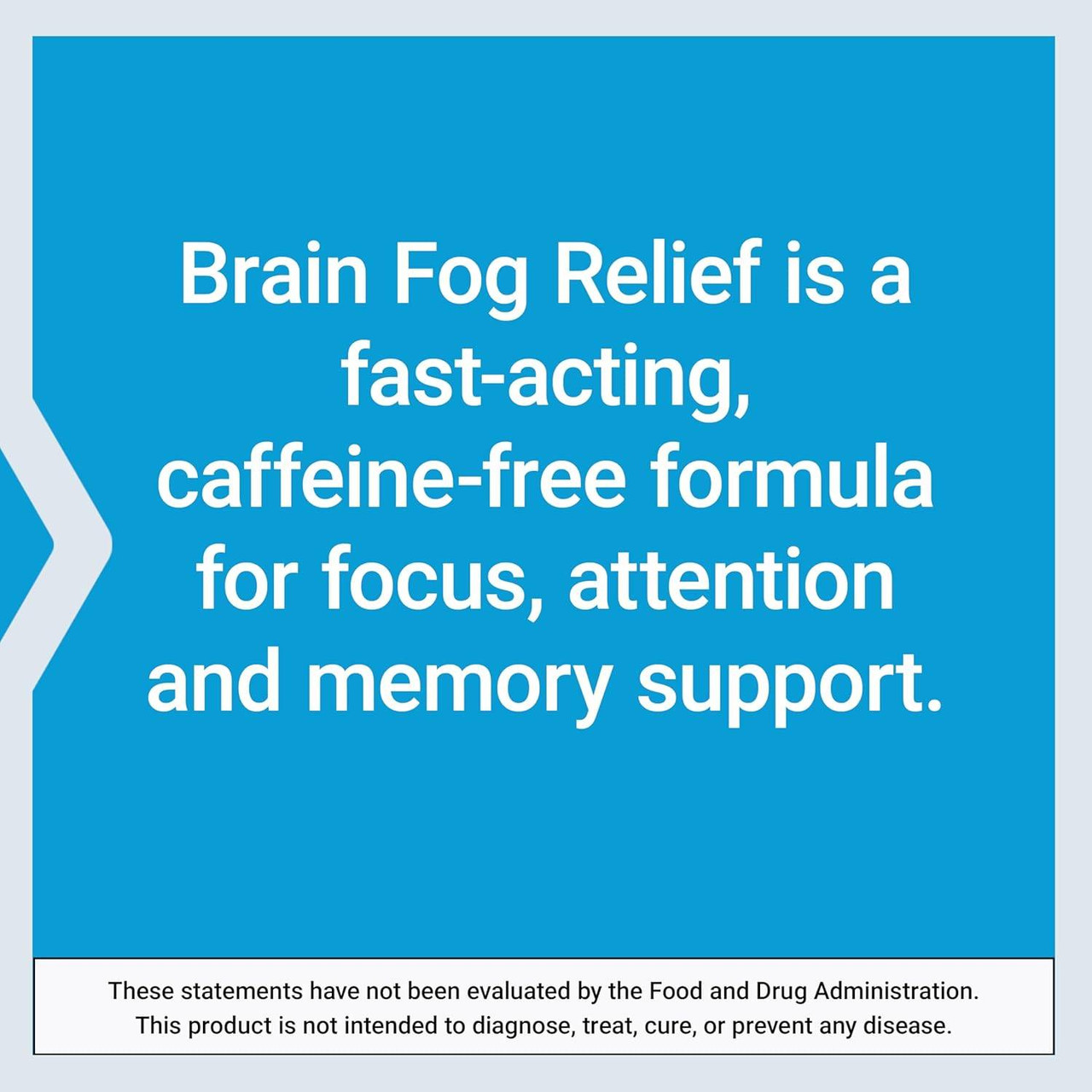 Brain Fog Relief benefits text graphic