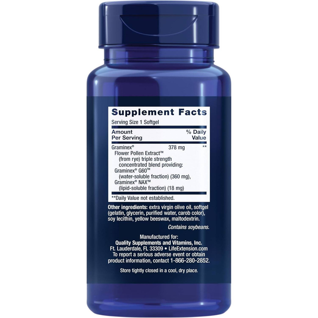 Life Extension Triple Strength ProstaPollen - 30 Softgels