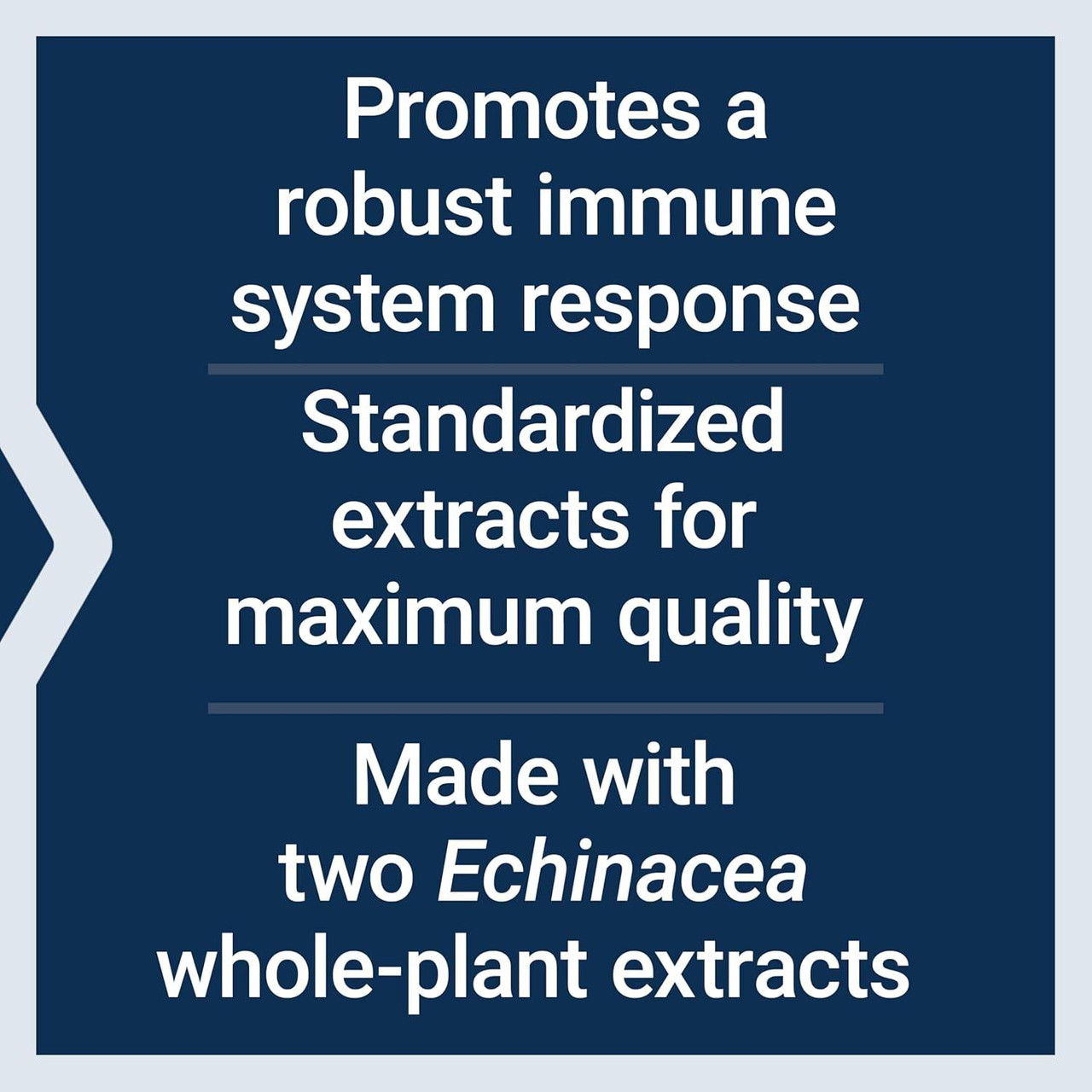 Echinacea Elite key benefits list graphic