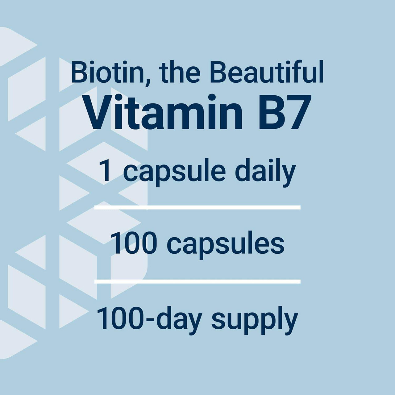 Life Extension Biotin 600mcg - 100 Capsules