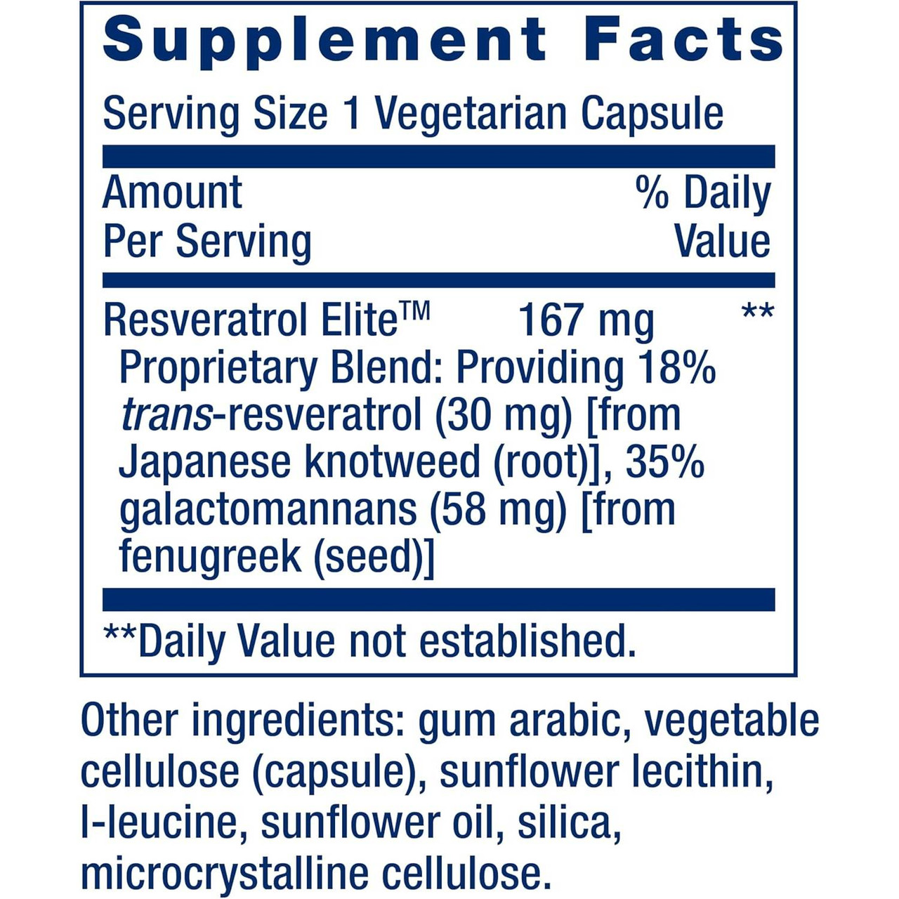 Life Extension Resveratrol Elite - 30 Capsules