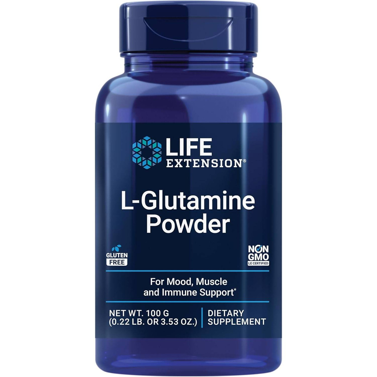 Life Extension L-Glutamine Powder - 100 Grams LFEX41105 22.99