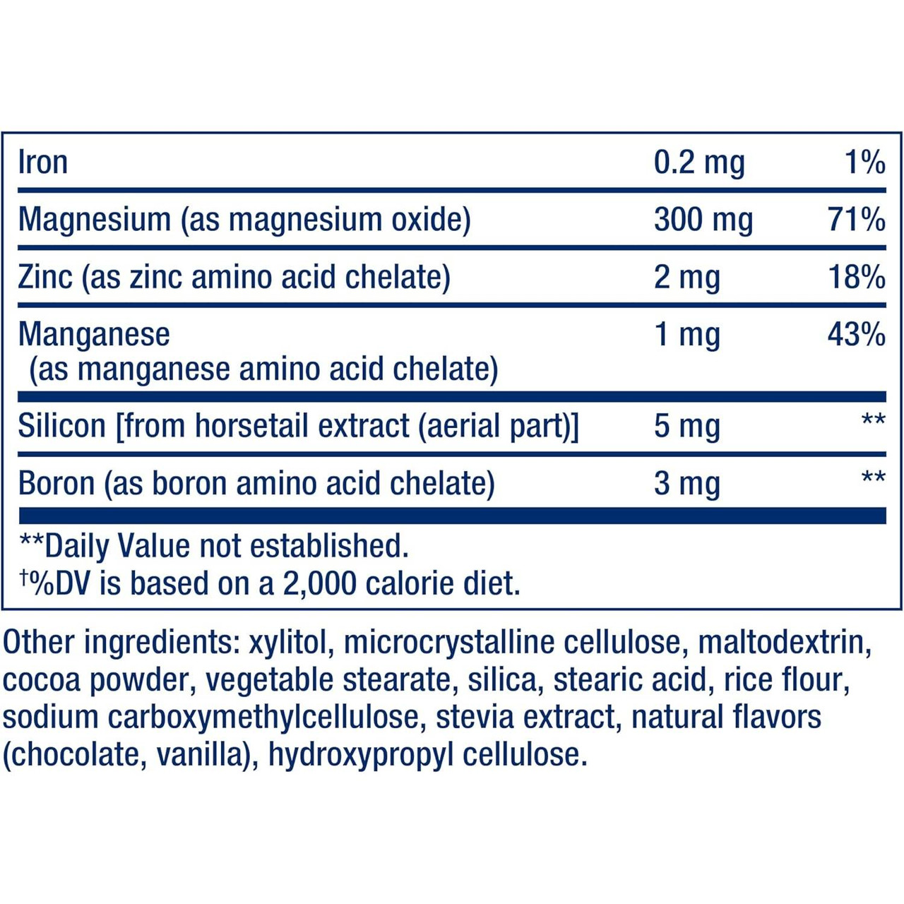 Life Extension Bone Restore Chocolate Sugar-Free - 60 Tablets