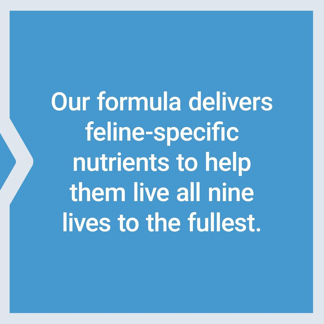 Cat Mix graphic, formula delivers feline-specific nutrients