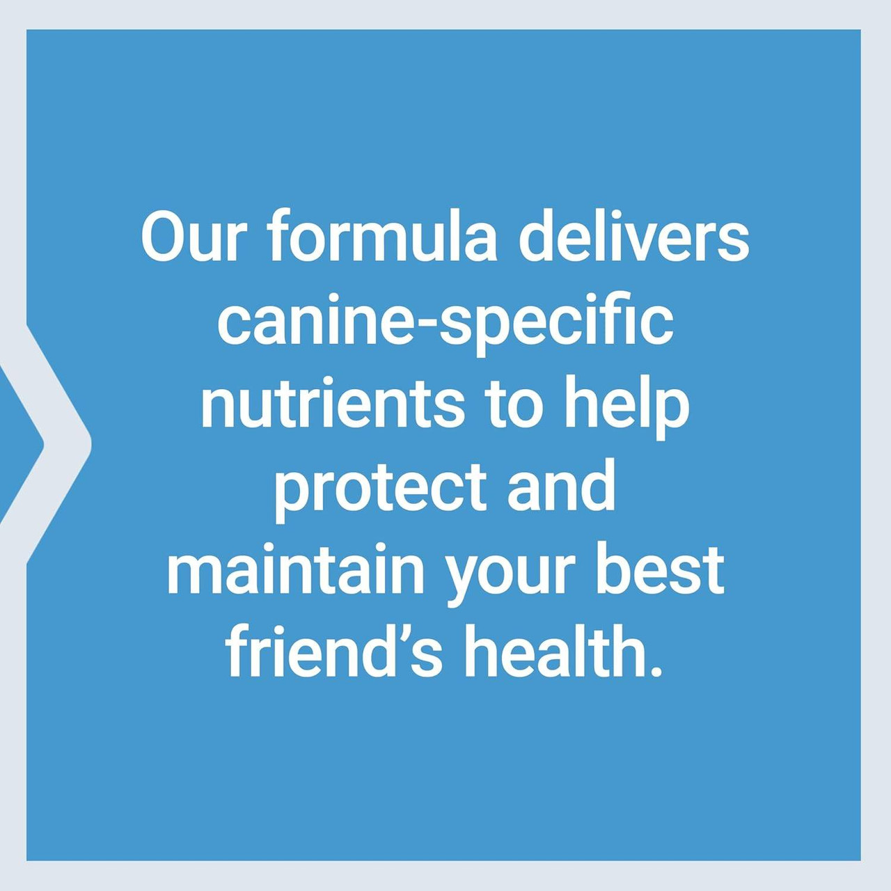 Canine-specific nutrients formula graphic