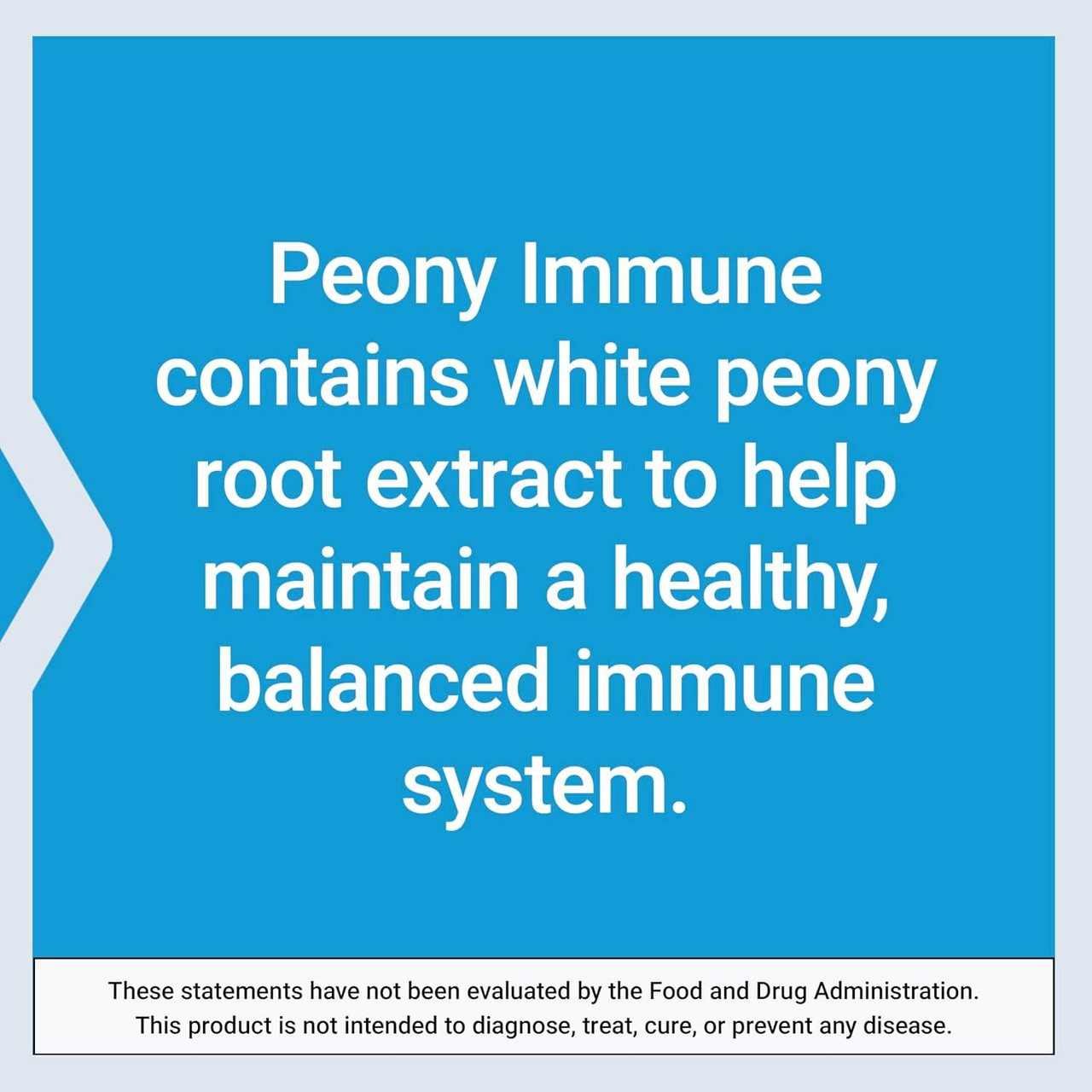 Peony Immune benefits text graphic