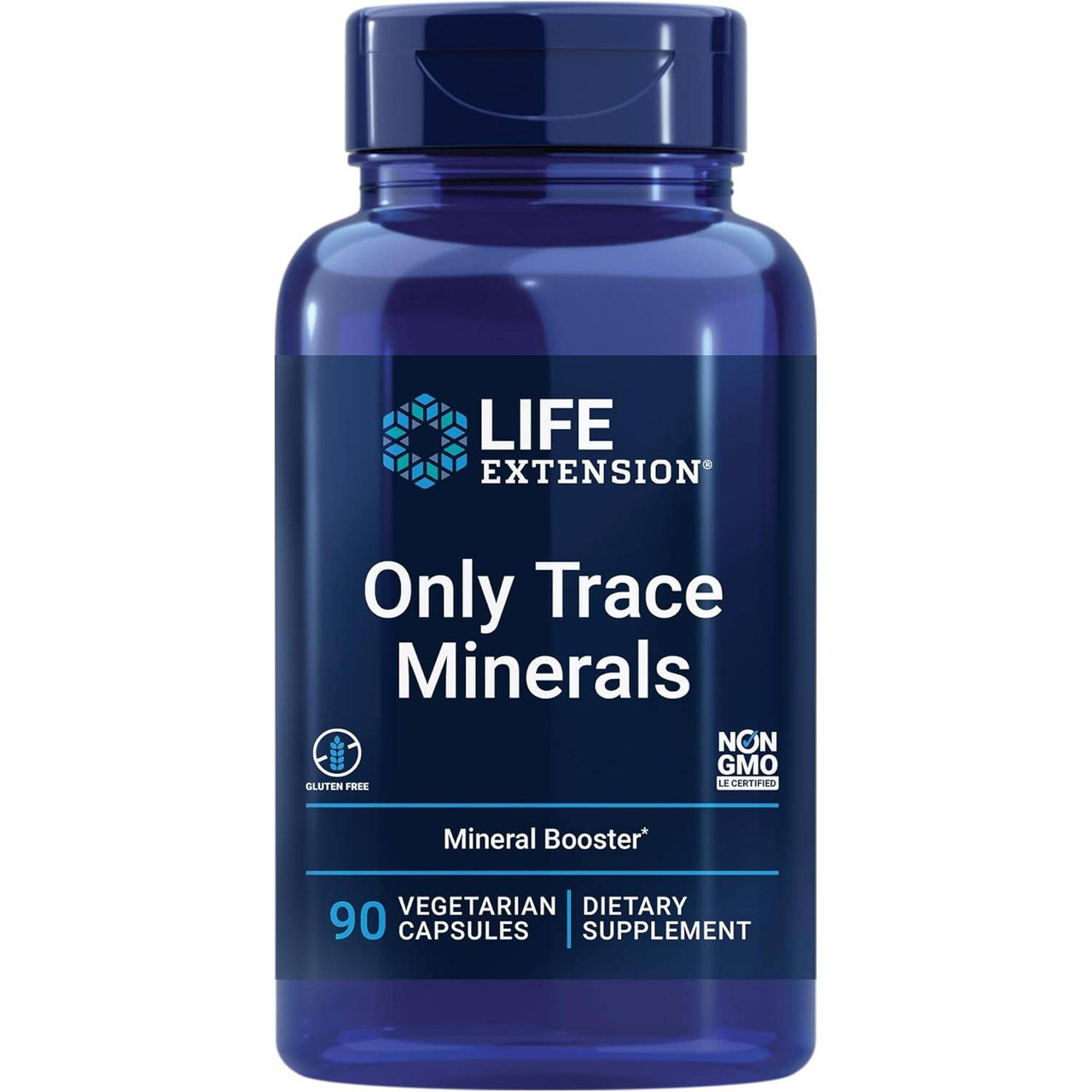 Life Extension Only Trace Minerals 90 vegetarian capsules bottle